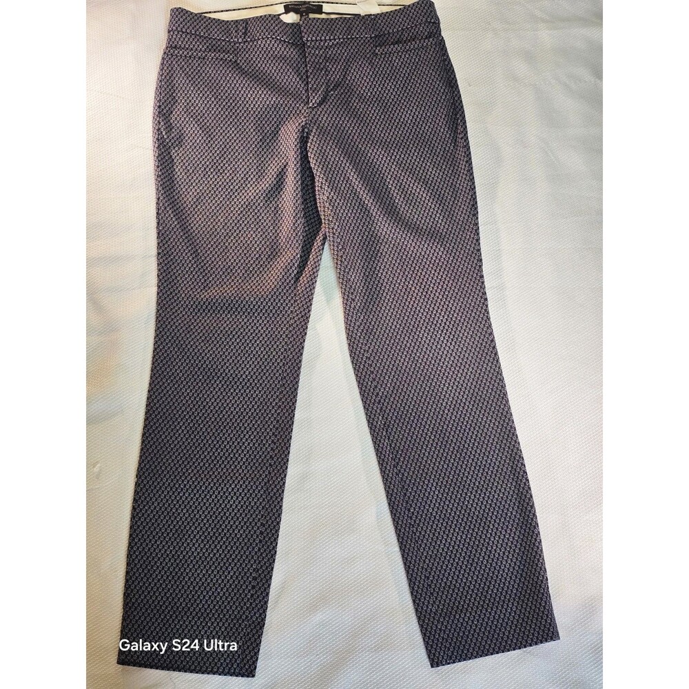Banana Republic Sloan Women’s Pants Size 6 – Black Gray Geometric Print